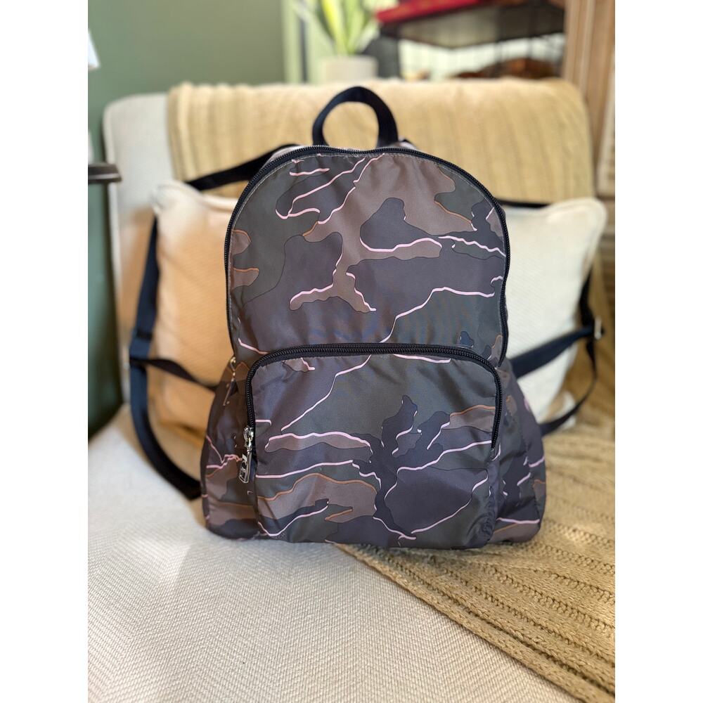 Coach Folding Backpack F31450 RARE Green Wild Camo